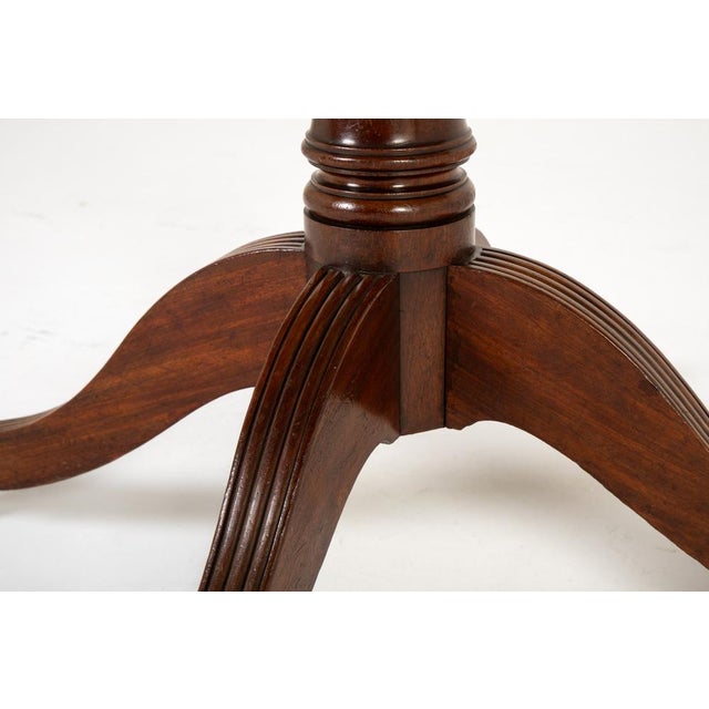 19th Century English Regency Mahogany Drum Table For Sale - Image 6 of 11