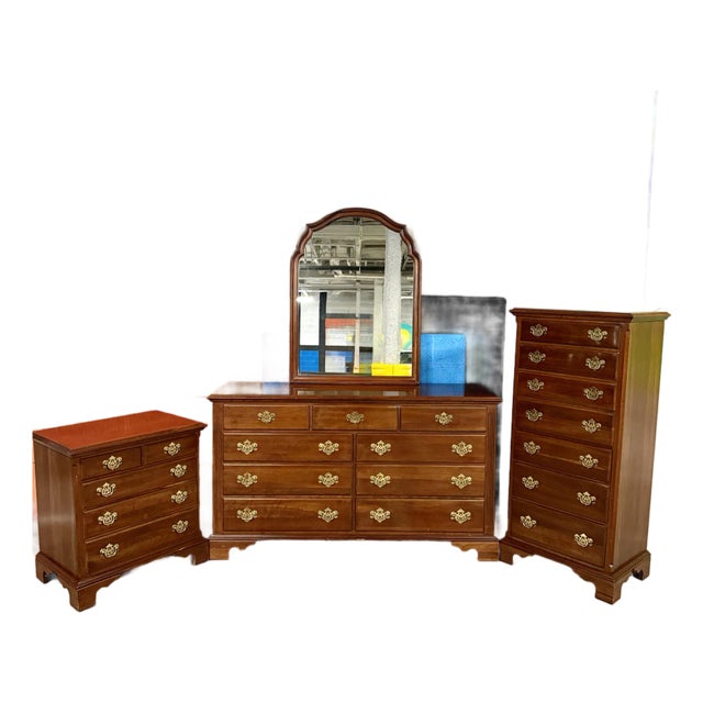 Knob Creek Fine Home Furnishing Set Fully Cherry Wood – Fully Restored Postmodernism For Sale