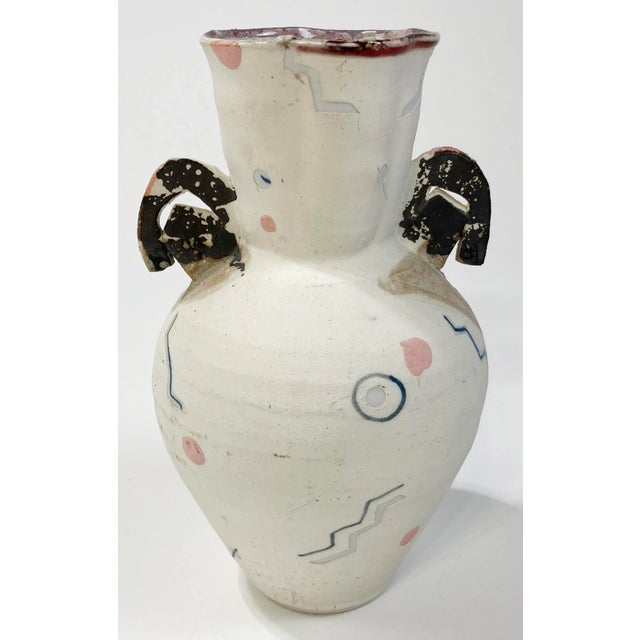 Vintage Hand-Painted Pottery Urn* For Sale - Image 12 of 12