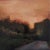 Boundless by Lacey Jane | Oil on canvas landscape at sunset with trees and a road For Sale