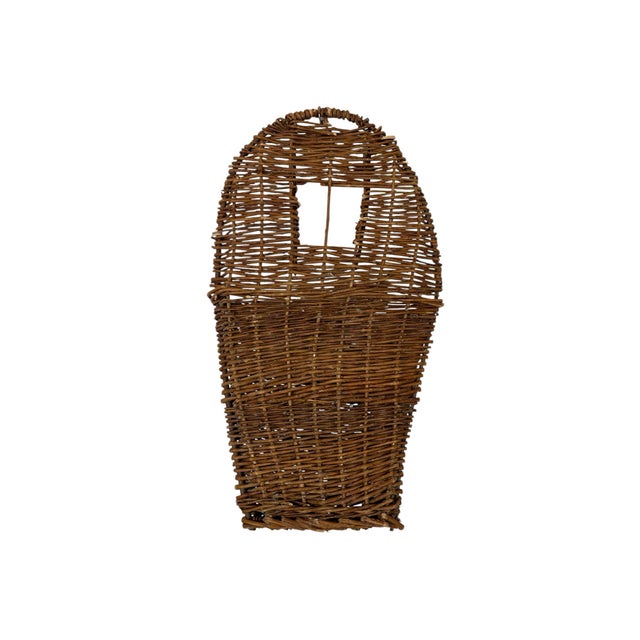 Vintage French Country style wall or door hanger basket. So many great uses from door arrangements to a mail drop. A few...