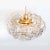 1960s Large 5 Tiers and Gilt Metal Crystal Chandeliers from Kinkeldey, 1970s, Set of 2 For Sale - Image 5 of 16