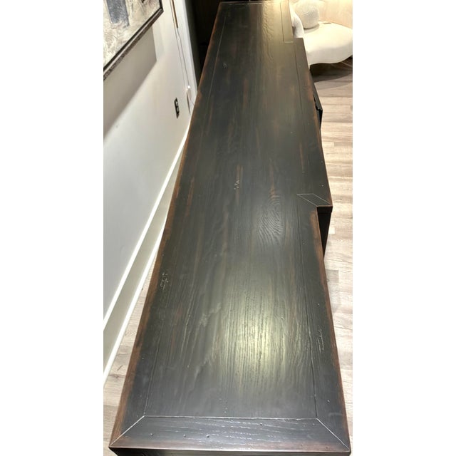 Modern Hooker Furniture Large Long Modern Mirrored Sanctuary Console Table For Sale - Image 3 of 6