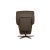 Yoko No. 5 Armchair in Grey Leather from Koinor For Sale - Image 9 of 11