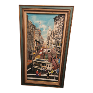 Cityscape Oil Painting From Miami Artist