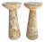 Pair of Scagliola Drink Tables in Giallo Tigrato Faux Marble For Sale