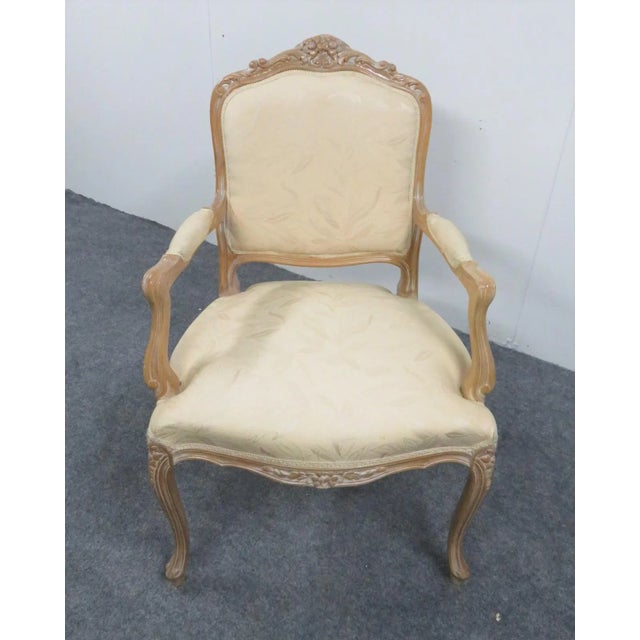 Mid 20th Century Louis XV Style Carved Armchair/Fauteuil For Sale - Image 4 of 7