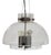 Large Mid-Century Glass Ball Pendant from Glashütte Limburg, Germany, 1970s For Sale
