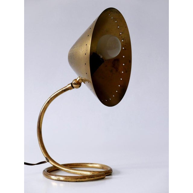 Mid-Century Modern Brass Wall Light, Sweden, 1950s For Sale - Image 6 of 18