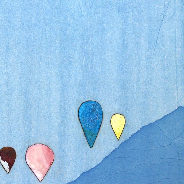 Contemporary Canyon Skies I - Large Minimalist Blue Landscape Mountains Original Artwork by Peter Kuttner For Sale - Image 3 of 9