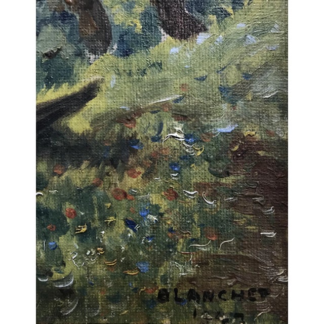 Alexandre Blanchet, Paysage animé, 1949 For Sale - Image 3 of 7