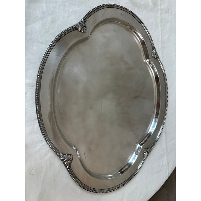 Metal Vintage Serving Dish in Glass, 1900 For Sale - Image 7 of 11
