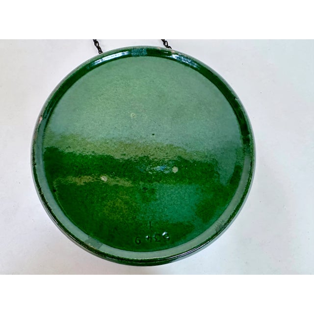 Artisan Ceramic Art Wall Plate with Candleholder, Italy, 1950s For Sale - Image 11 of 12