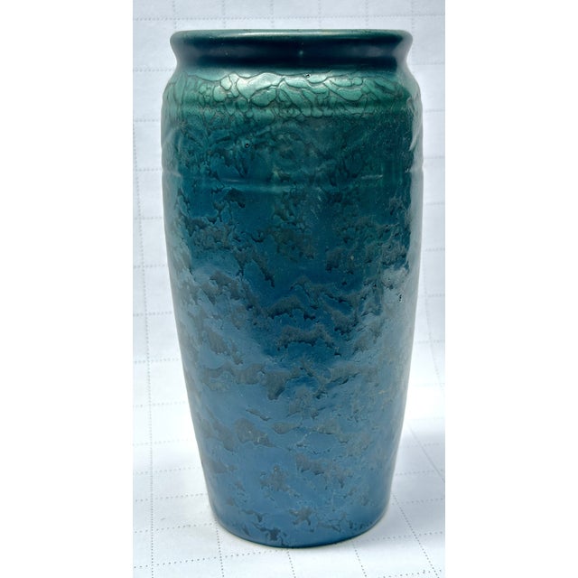 Arts & Crafts Alligator Glaze Hampshire Vase For Sale In Philadelphia - Image 6 of 6
