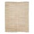 Organic Modern Moroccan Wool Rug in a Solid Light Brown Design For Sale