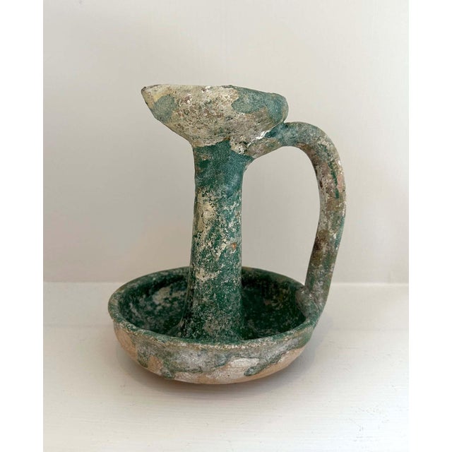 Collection of Four Persian Glazed Ceramic Oil Lamps For Sale - Image 12 of 18