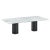 Doris White Carrara Marble Rectangular Dining Table by Fred and Juul For Sale - Image 6 of 6