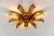 Metal Mid-Century Modern 3-Light Sunburst Ceiling Lamp, Italy, 1960s For Sale - Image 7 of 9