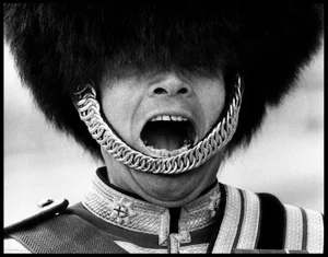Arthur Steel: Drum Major Kirk, the Coldstream Guards, Limited Edition Photograph 44 X 35”