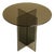 Round Smoked Glass Side Table by Lebanto For Sale