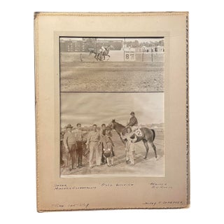 1946 Horse Racing Winner's Circle Photograph For Sale