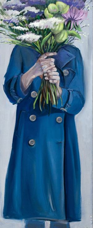 Justyna Kuklo, Melancholy IIA (Bouquet), 2025, Oil on Canvas, Framed
