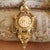 Swedish Gustavian Style Gilt Wood Cartel Clock, Georg Jensen Inc. For Sale - Image 16 of 17