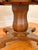 Antique Arts & Crafts Tiger Oak Dining Table on Pedestal Base With 54" Round Top For Sale - Image 6 of 9
