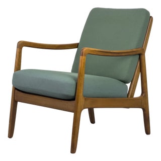 Danish Model FD-109 Lounge Chair by Ole Wanscher for France & Daverkosen, 1950s For Sale
