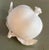 1950s Matte White Porcelain Pomegranate For Sale - Image 4 of 6