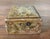 Light Yellow Antique Wood and Gesso Hand Painted Floral Box For Sale - Image 8 of 10