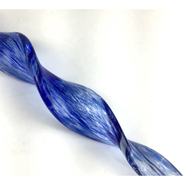 1980s 1980s Art Glass Hanging Twirling Ornament For Sale - Image 5 of 9