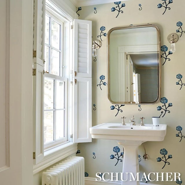Not Yet Made - Made To Order SAMPLE - Schumacher X Backdrop Rhinestone Cowboy Wallpaper In Navy For Sale - Image 5 of 5