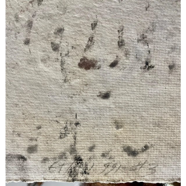 John Walker, Large 3D Cast Paper Abstract Oil Monoprint Unique Monotype Painting John Walker, 1991 For Sale In Miami - Image 6 of 13