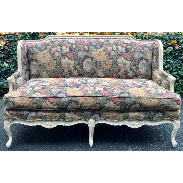Country French Carved Loveseat Chairish