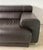 Modernist Espresso Italian Leather Sectional & Ottoman For Sale In Phoenix - Image 6 of 10