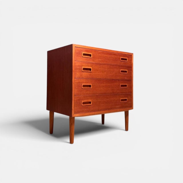 Teak Chest of Drawers from Poul Hundevad, Denmark, 1960s For Sale - Image 9 of 9