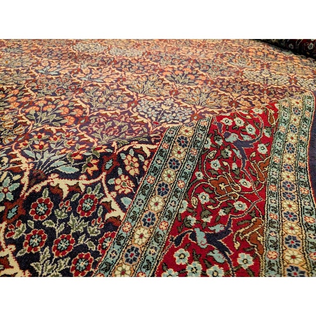 Hereke Wool Rug, 1950s For Sale - Image 13 of 15