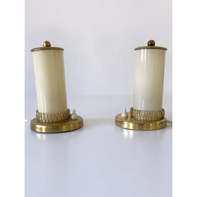 Mid-Century Modern Mid-Century Modern Bedside Table Lamps, Germany, 1950s, Set of 2 For Sale - Image 3 of 18