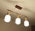 Danish Pendant Light in Glass and Teak, 1960s For Sale - Image 13 of 18