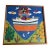 Vintage Folk Art Noah’s Ark Embroidered Textile Wall Art For Sale