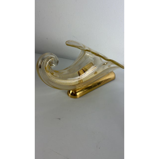 Murano Glass Cornucopia Wall Lamps, 1960s, Set of 2 For Sale - Image 4 of 16