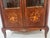 20th Century Louis XV Style Display Cabinet in Marquetry Veneer For Sale - Image 3 of 16