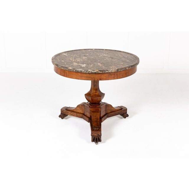 19th Century French Burr Ash Console For Sale - Image 3 of 8