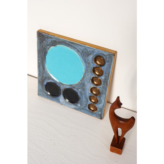 Ceramic Mid-Century Modern Scandinavian Wall Art by Alberius for Rörstrand, 1960s For Sale - Image 7 of 13
