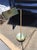 Mid-Century Modern Adjustable Height Brass Pharmacy Floor Lamp For Sale - Image 9 of 13