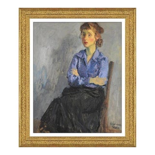 Mid 20th Century Natural Beauty, Raphael Soyer For Sale