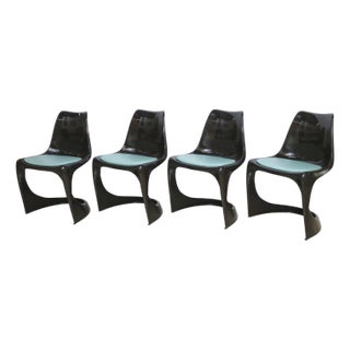 Set of 4 Model 290 Chairs Attr. To Steen Østergaard for Poul Cadovius For Sale
