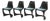 Set of 4 Model 290 Chairs Attr. To Steen Østergaard for Poul Cadovius For Sale