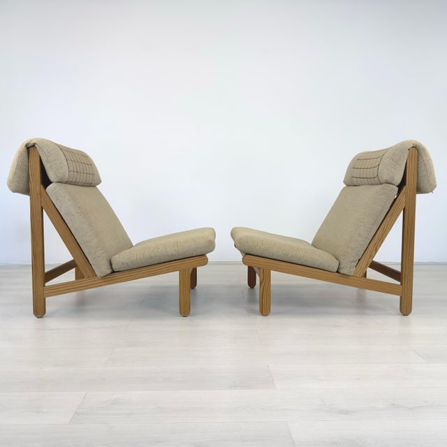 Bernt Petersen Bernt Petersen Danish Lounge Chairs – A Pair For Sale - Image 4 of 16